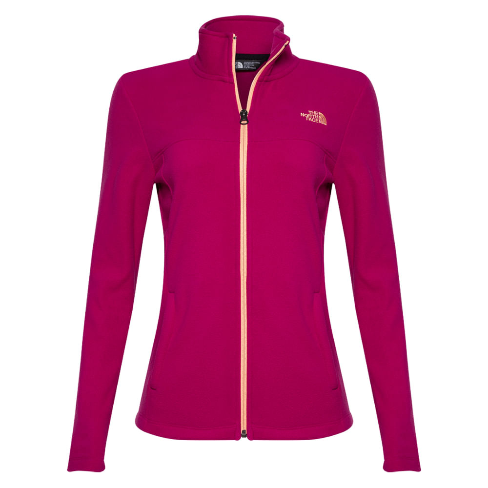 fleece tka glacier full zip masculino preto